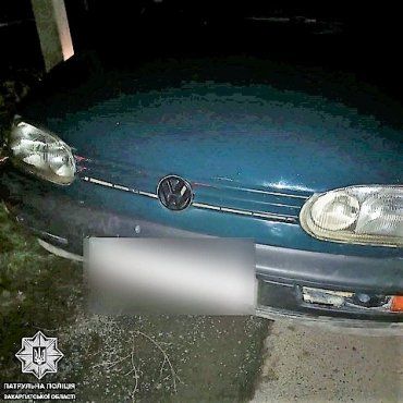 В Закарпатье наркоман на Volkswagen нарвался на патрульных
