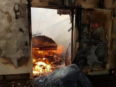 В Закарпатье тушили масштабный пожар