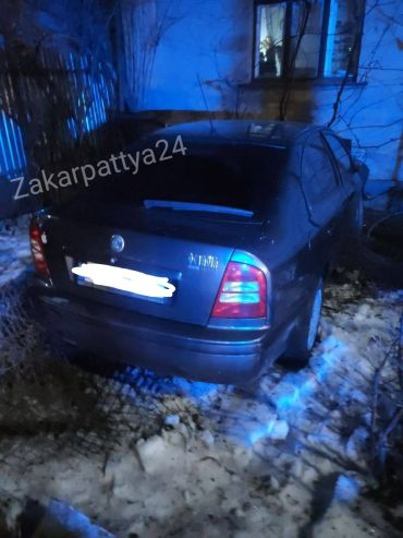 ДТП в Ужгороде: Невменяемый парень разбился об чей-то дом