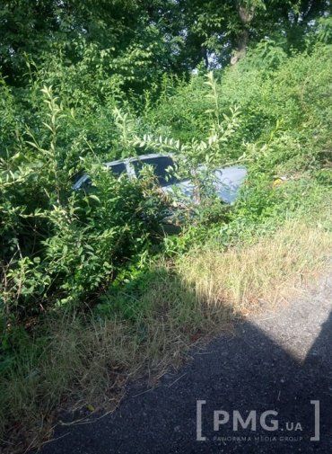 ДТП на Закарпатье: Девушка на машине "потерялась" в кустах 