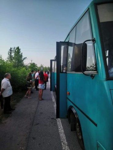 В Закарпатье рейсовые автобусы ломаются просто на ходу 