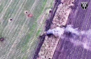 Штурмовики Закарпатского легиона филигранно взорвали вражеский танк