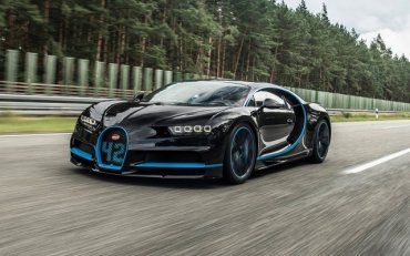 Более 400 км/ч удалось выжать из Bugatti на обычной дороге с машинами в ФРГ