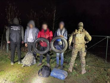  7 водолазов с "экипировкой" задержали на границе в Закарпатье 