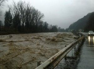 Из-за поднятия уровня воды в реках Закарпатья: возможны подтопления дорог и сел