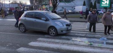 В Ужгороді водійка іномарки збила жінку на пішохідному переході 