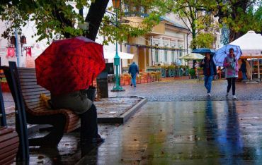 В Ужгороде не прекращается дождь 
