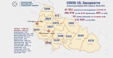 В Закарпатье за сутки не умер ни один пациент с COVID-19: Статистика в Ужгороде на 8 июня