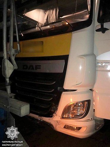 Пьяное ДТП в Ужгороде: На объездной не разминулись два грузовика 