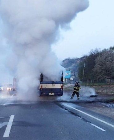 ЧП с автобусом «Эталон» в Закарпатье: обошлось без пострадавших