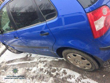 В Ужгороді водій "Фольксвагена" втік з місця пригоди!