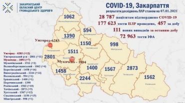 В Закарпатье за сутки от COVID-19 умерли четверо, заболели более сотни