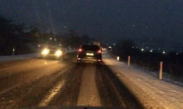 В Закарпатье "первый снег" вызвал кучу аварий на дорогах