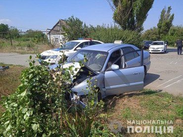 В Запорожской области пьяный водитель не захотел проходить проверку и сбил патрульного 