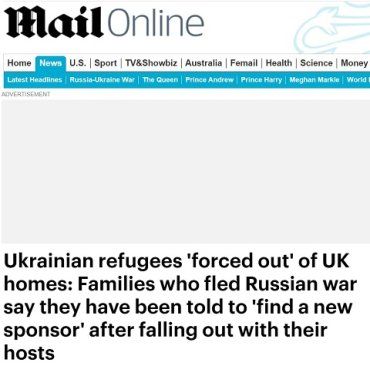 В Британии украинских беженцев выгоняют на улицу после ссор с хозяевами
