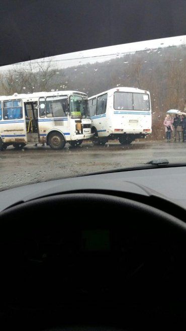 Возле Мукачево ДТП с участием двух автобусов