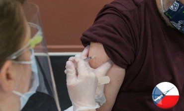 В Чехии украинцы смогут регистрироваться на прививку от ковид