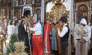 Во Львовской области храме устроили в вертеп с элементами антисемитизма