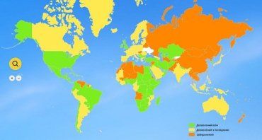 Список стран, куда украинцы могут поехать расширили до 104