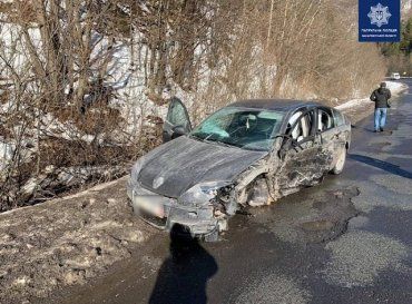 П'яна аварія на Закарпатті: на трасі Київ-Чоп Renault на повному ходу влетів у вантажівку
