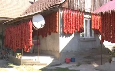 Червоними гірляндами цієї ароматної спеції завішані всі будинки села неподалік столиці Закарпаття