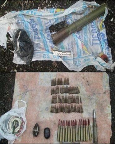 В Ужгороде обнаружили нашли закопанный тайник с оружием