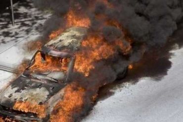 Закарпаття. “Mitsubishi Outlander” згорів у Шомі на Берегівщині