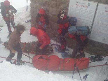 Чотирьох останніх туристів визволили рятувальники зі снігової пастки на горі Піп Івані
