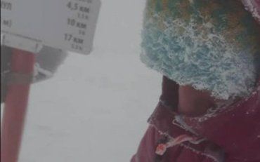 Львівська туристка зі Львова розповіла, як ледь не замерзла в Карпатах