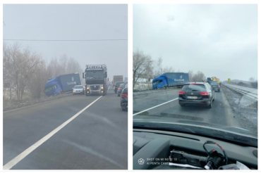 Между Ужгородом и Мукачево большая пробка: Водители стоят по пол часа 