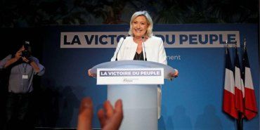 На выборах в Европарламент во Франции лидирует партия Ле Пен