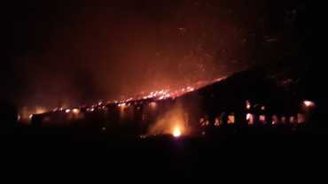 В Закарпатье спасатели раскрыли все детали пожара, который они тушили от ночи и до самого утра