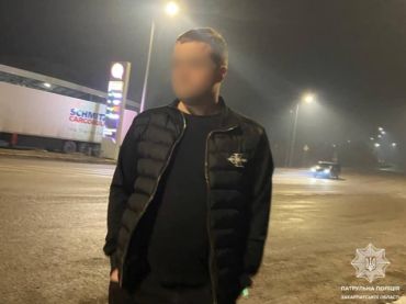 В Закарпатье водитель-"решала" на DAF нарвался на неприятности