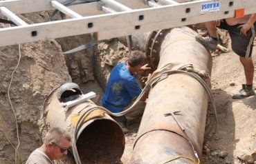 Работники водоканала уже работают над ликвидацией аварии в Ужгороде