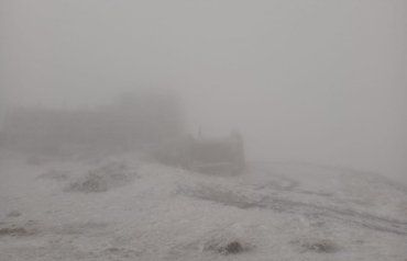 На высокогорье в Закарпатье выпал снег и ударил мороз