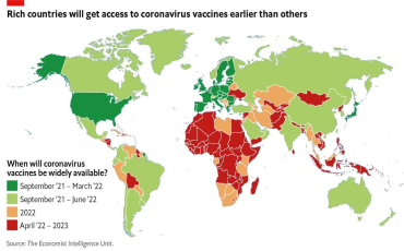 Украина будет вакцинироваться вместе с африканскими странами