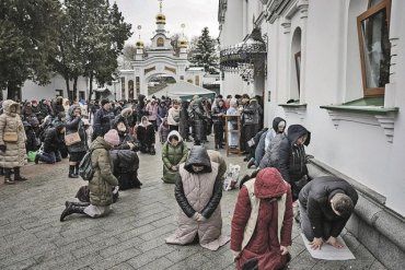 Верующие Украинской православной церкви 