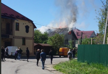 В Ужгороде возле "Дублина" был пожар 