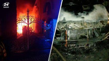 В ночь на 9 апреля в Ужгороде горел Mercedes секретаря горсовета Арсена Мелкумяна