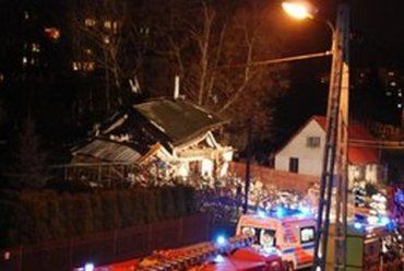 В Польше взрывом был полностью разрушен двухэтажный дом