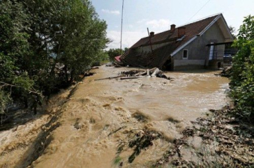 Наводнение в Румынии - реки вышли из своих берегов