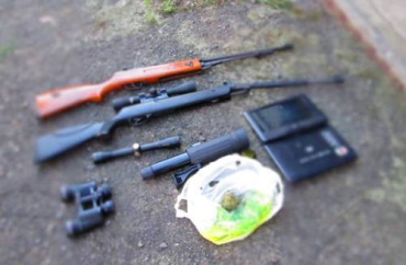 В Закарпатье милиция обнаружила оружие и наркотики