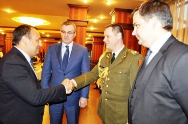 Во время приема Почетного консула Литовской Республики в Ужгороде