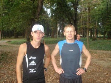 Андрей Иванов и Федор Ковач из Ужгорода - участники марафона в Словакии