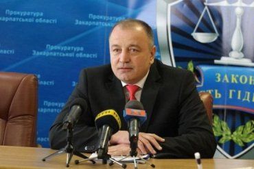 Прокурор Закарпатской области Владимир Янко на пресс-конференции