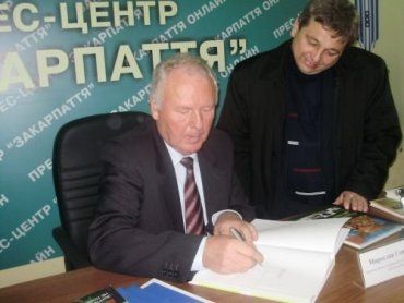 Із мас-медійниками зустрілися Мирослав Сополига і Любомир Белей