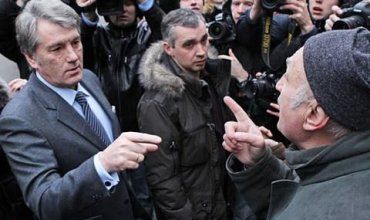 Простой украинец побеседовал с Ющенко