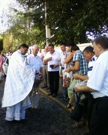 Освячення врожаю у Хрестовоздвиженському кафедральному соборі Ужгород