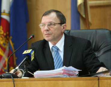 Віктор Погорєлов на засіданні сесії Ужгородської міської ради
