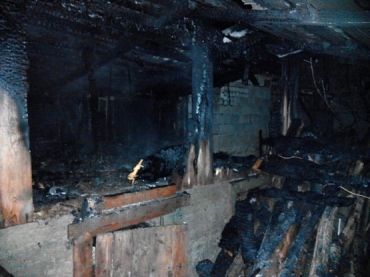 Спасатели помешали уничтожению жилого дома во время пожара